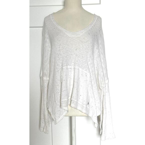 Billabong Beach Bliss Sweater Womens Size M in White Lightweight - Picture 1 of 11